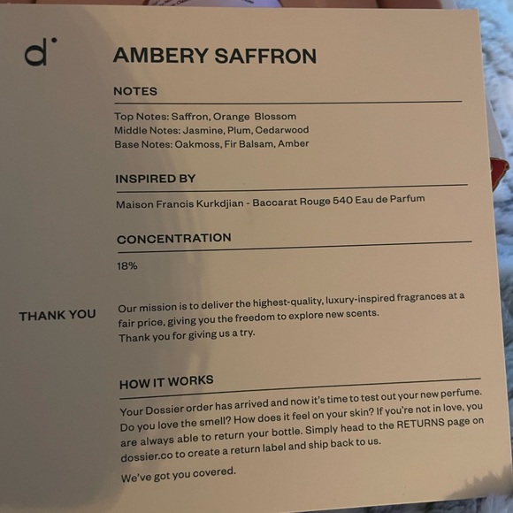 Baccarat Rouge 540 inspired - Picture 4 of 5